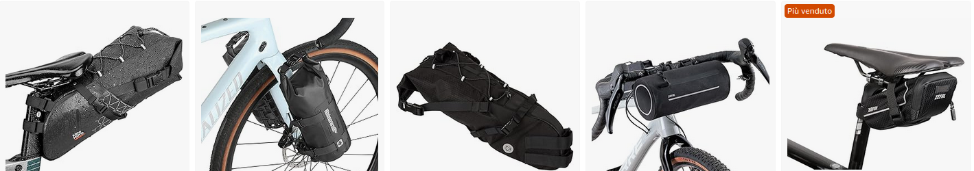 attrezzature Bike Packing su Amazon