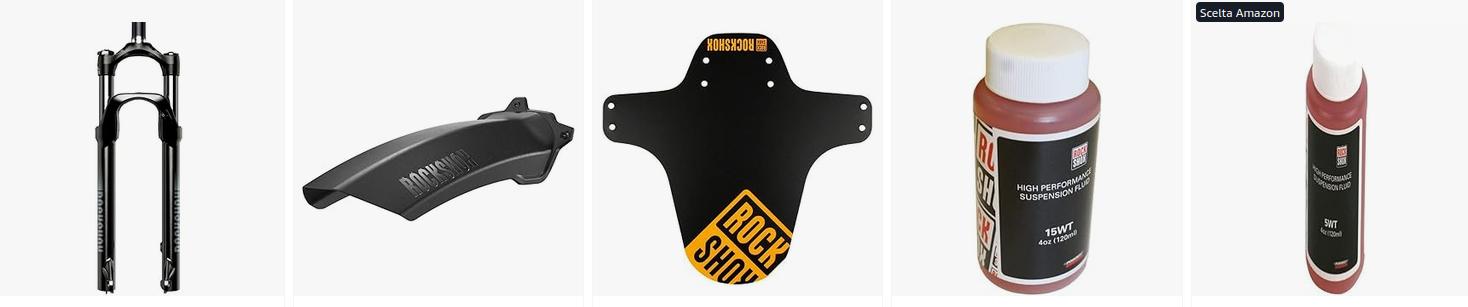 RockShox fork, mudguards and suspension oils