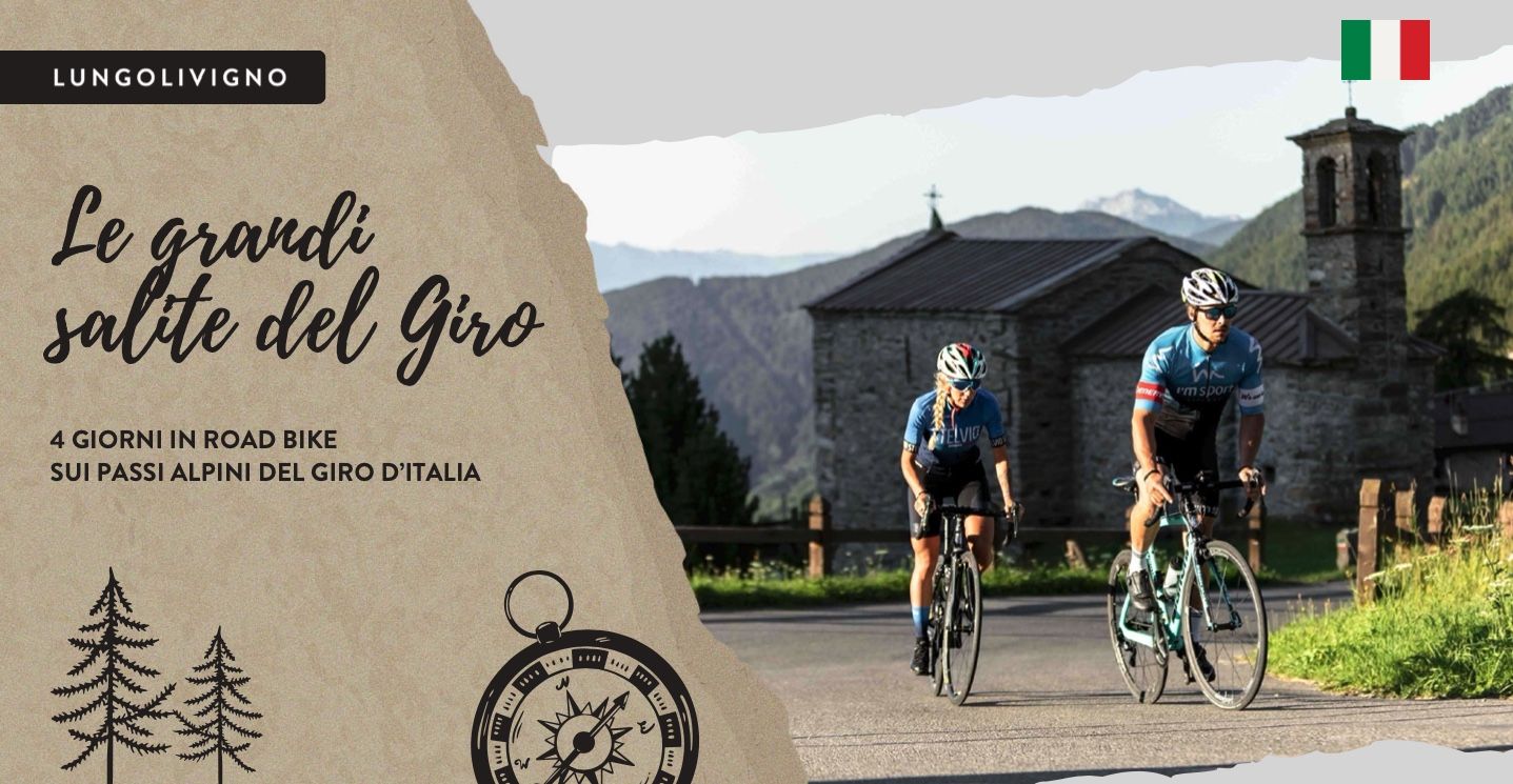 Tour Bici da strada "Le grandi salite del Giro", trasporto bagagli e hotels