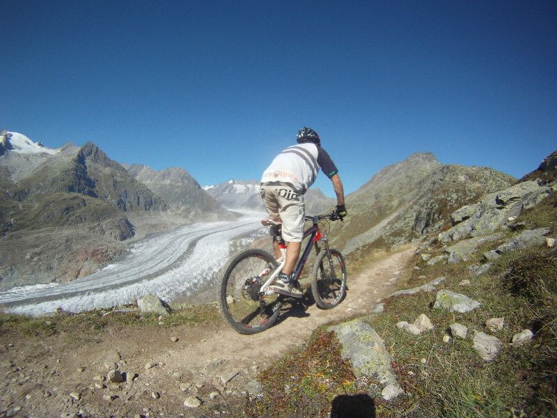 Riederalp – Svizzera – In Mountain Bike sul Ghiacciao dell’Aletsh