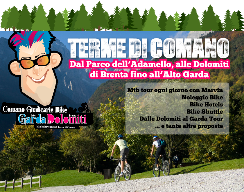 Terme di Comano e il Parco Naturale Adamello Brenta in Mountain Bike
