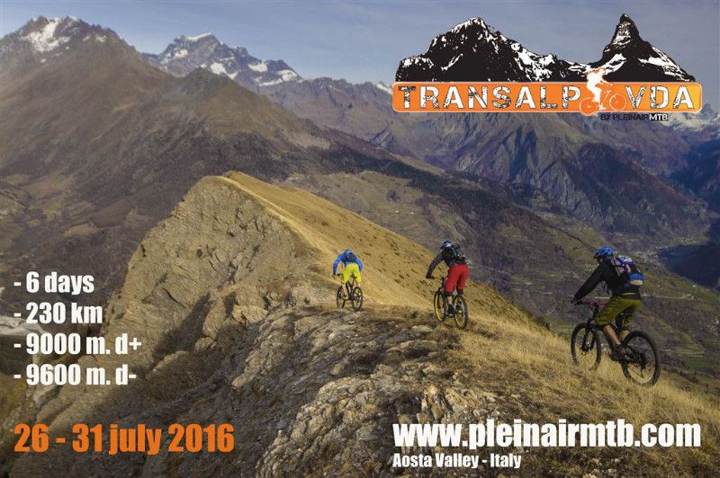 Mtb Tour 2016 – TransAlp Val d’Aosta 26/31 Luglio C2C